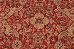handmade Transitional Lahore Rust Gold Hand Knotted RECTANGLE 100% WOOL area rug 8' x 10'