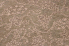 handmade Modern Kafkaz Green Gold Hand Knotted RECTANGLE 100% WOOL area rug 5' x 6'