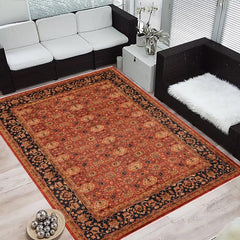 handmade Transitional Kafkaz Red Blue Hand Knotted RECTANGLE 100% WOOL area rug 9 x 12