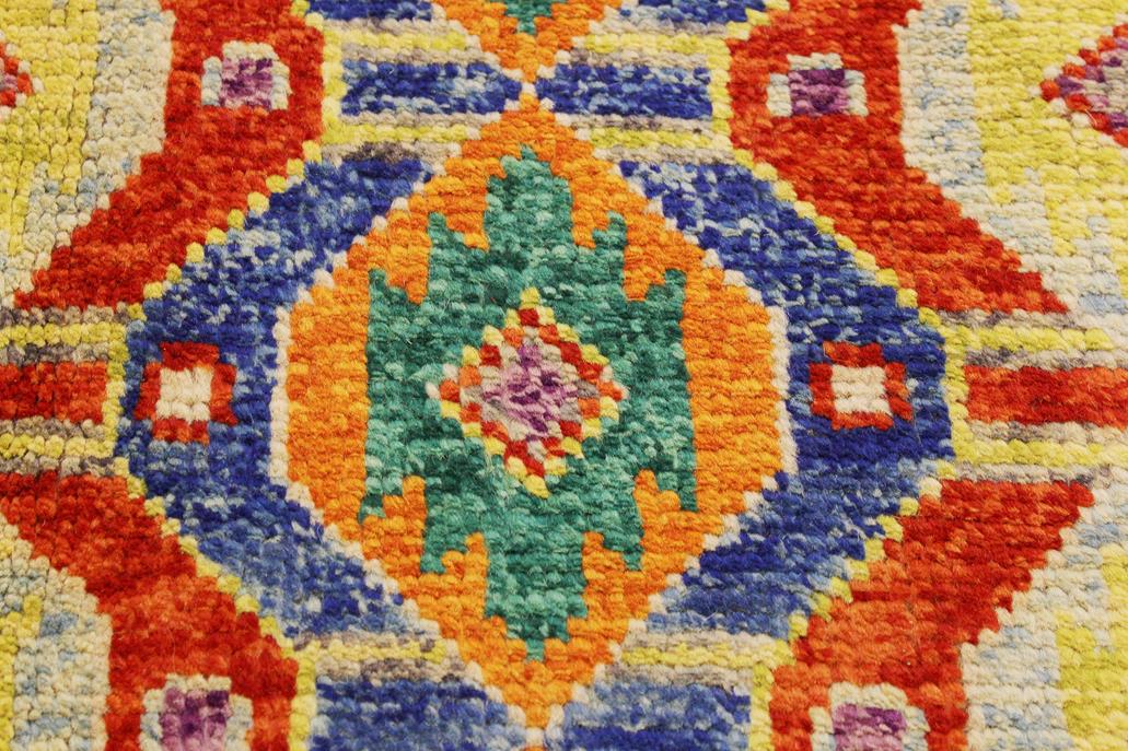 handmade Geometric Balouchi Red Blue Hand Knotted RECTANGLE 100% WOOL area rug 6x8