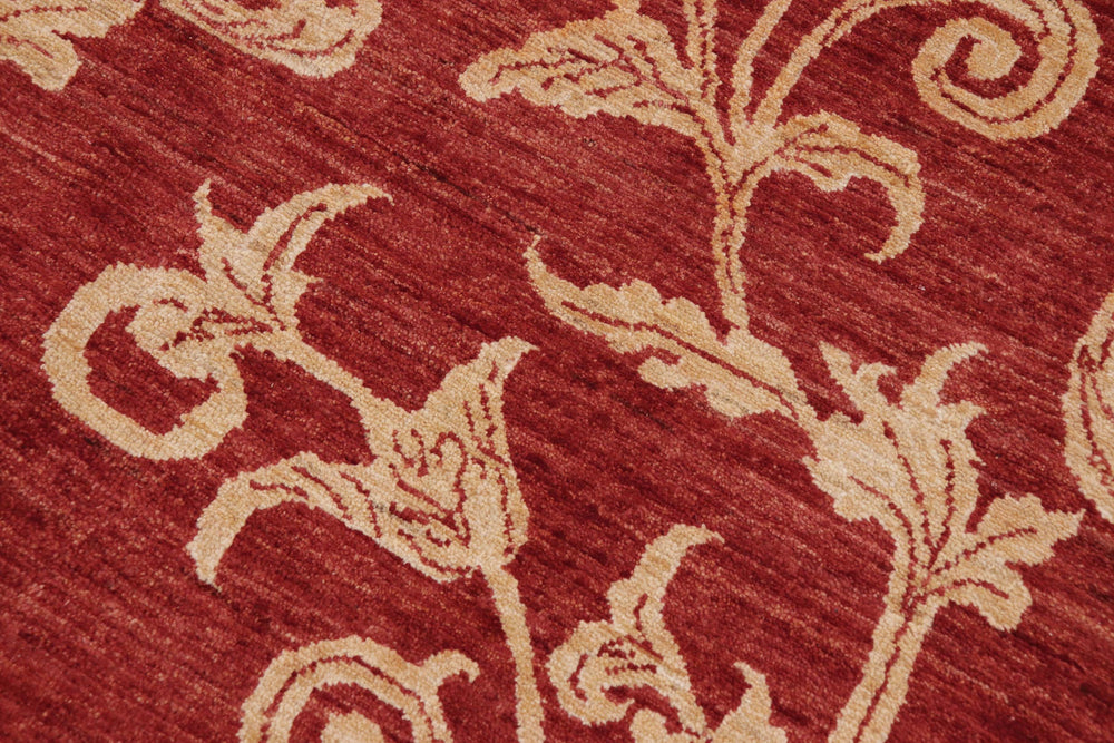 handmade Modern Design Rust Tan Hand Knotted RECTANGLE 100% WOOL area rug 9' x 12'