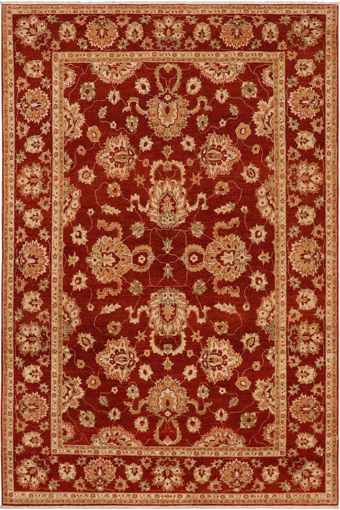 handmade Traditional Kafkaz Rust Beige Hand Knotted RECTANGLE 100% WOOL area rug 9 x 12