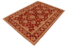 handmade Traditional Kafkaz Rust Beige Hand Knotted RECTANGLE 100% WOOL area rug 9 x 12