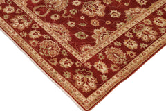 handmade Traditional Kafkaz Rust Beige Hand Knotted RECTANGLE 100% WOOL area rug 9x12