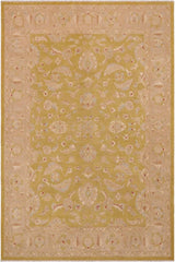 handmade Traditional Kafkaz Lt. Green Taupe Hand Knotted RECTANGLE 100% WOOL area rug 9 x 12