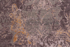 handmade Modern Kafkaz Brown Green Hand Knotted RECTANGLE WOOL&SILK area rug 6' x 9'