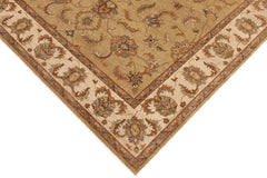 handmade Traditional Kafkaz Gold Beige Hand Knotted RECTANGLE 100% WOOL area rug 9x12