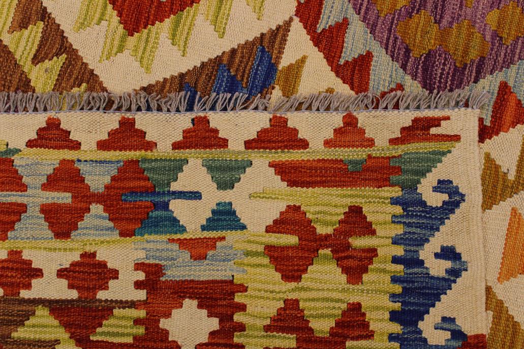 Flat Weave Kilim Antique Navaho Vintage handmade Geometric Kilim Beige Rust Hand-Woven Rectangle 100% Wool Area Rug 6x8 