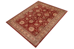 handmade Traditional Kafkaz Rust Tan Hand Knotted RECTANGLE 100% WOOL area rug 9 x 12