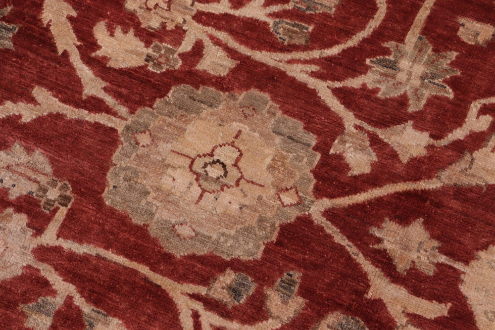 handmade Traditional Kafkaz Rust Tan Hand Knotted RECTANGLE 100% WOOL area rug 9x12