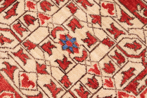 handmade Geometric Mamluk Red Blue Hand Knotted RECTANGLE 100% WOOL area rug 10 x 14