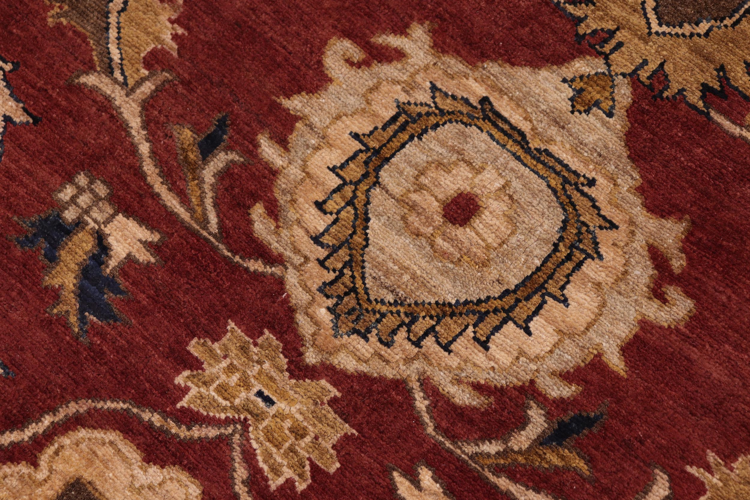 handmade Traditional Kafkaz Red Blue Hand Knotted RECTANGLE 100% WOOL area rug 10x13