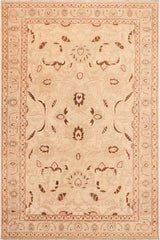 handmade Traditional Kafkaz Beige Brown Hand Knotted RECTANGLE 100% WOOL area rug 10 x 13