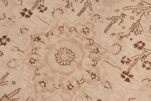 handmade Transitional Kafkaz Tan Brown Hand Knotted RECTANGLE 100% WOOL area rug 10' x 13'