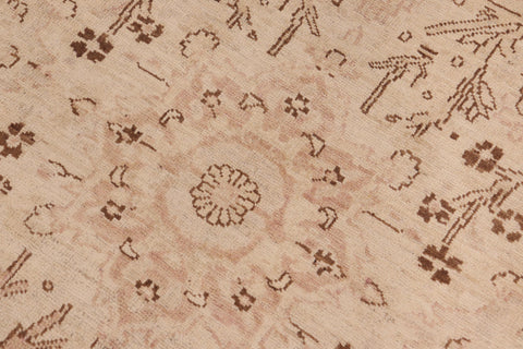 handmade Transitional Kafkaz Tan Brown Hand Knotted RECTANGLE 100% WOOL area rug 10' x 13'