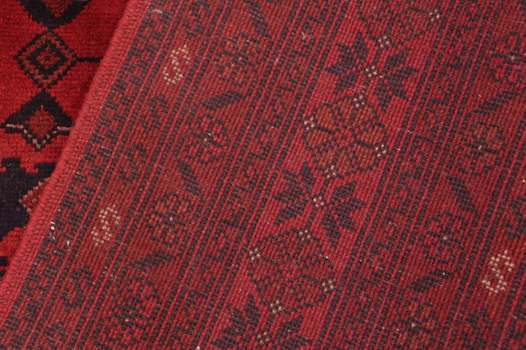 handmade Tribal Biljik Khal Mohammadi Red Blue Hand Knotted RECTANGLE 100% WOOL area rug 6x8