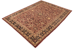 handmade Traditional Kafkaz Brown Blue Hand Knotted RECTANGLE 100% WOOL area rug 10x14