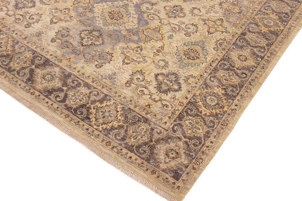 handmade Traditional Kafkaz Lt. Blue Drk. Gray Hand Knotted RECTANGLE 100% WOOL area rug 6 x 7