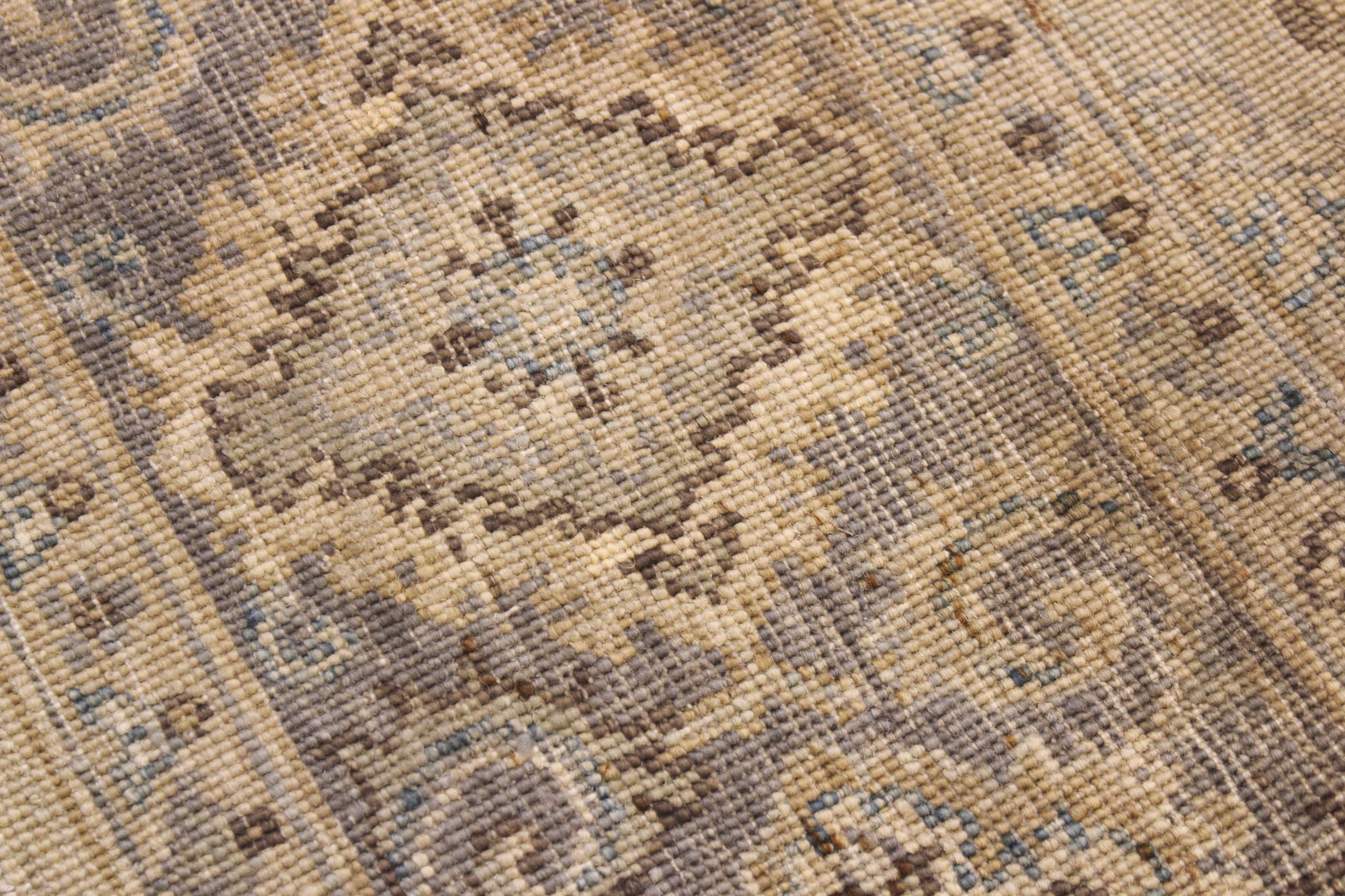 handmade Traditional Kafkaz Lt. Blue Drk. Gray Hand Knotted RECTANGLE 100% WOOL area rug 6x7