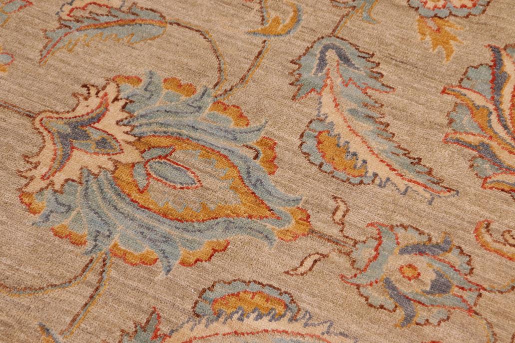 handmade Traditional Kafkaz Gray Blue Hand Knotted RECTANGLE 100% WOOL area rug 10 x 14