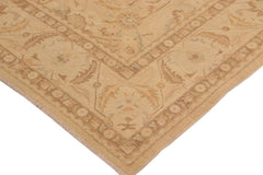 handmade Traditional Kafkaz Tan Beige Hand Knotted RECTANGLE 100% WOOL area rug 10 x 14