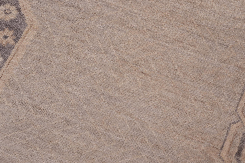 handmade Traditional Kafkaz Lt. Gray Drk. Gray Hand Knotted RECTANGLE 100% WOOL area rug 9' x 12'