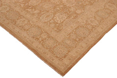 handmade Traditional Kafkaz Brown Beige Hand Knotted RECTANGLE 100% WOOL area rug 10 x 14