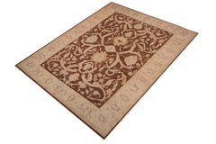 handmade Traditional Kafkaz Dark Brwon Tan Hand Knotted RECTANGLE 100% WOOL area rug 10 x 15