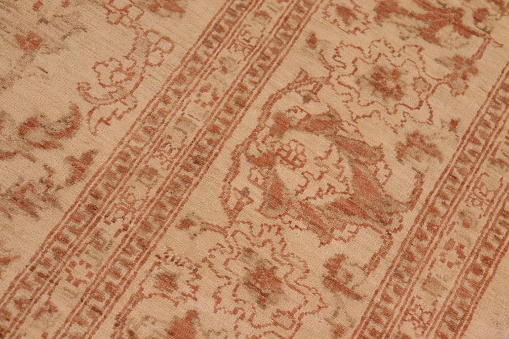 handmade Traditional Kafkaz Beige Brown Hand Knotted RECTANGLE 100% WOOL area rug 10 x 14