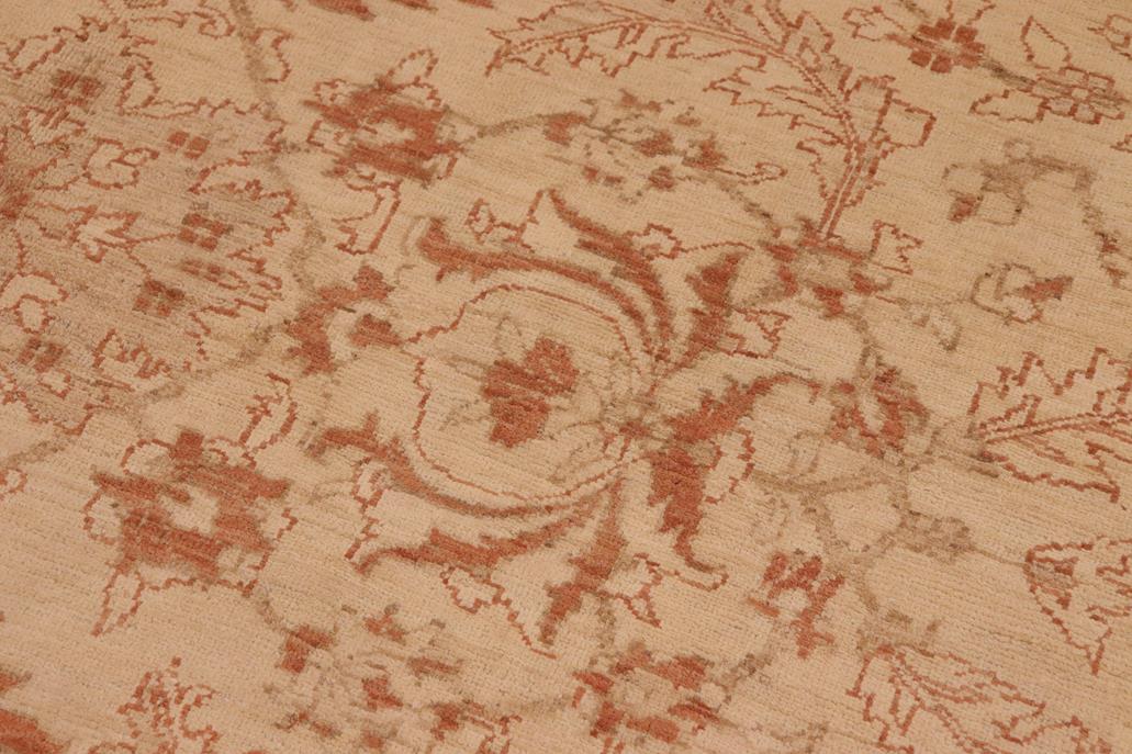 handmade Traditional Kafkaz Beige Brown Hand Knotted RECTANGLE 100% WOOL area rug 10 x 14