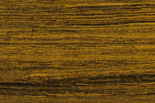 handmade Modern Kilim Gold Drk. Gray Hand-Woven RECTANGLE 100% WOOL area rug 6x8