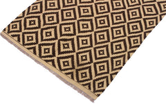 handmade Modern Kilim Beige Brown Hand-Woven RECTANGLE 100% WOOL area rug 4' x 7'