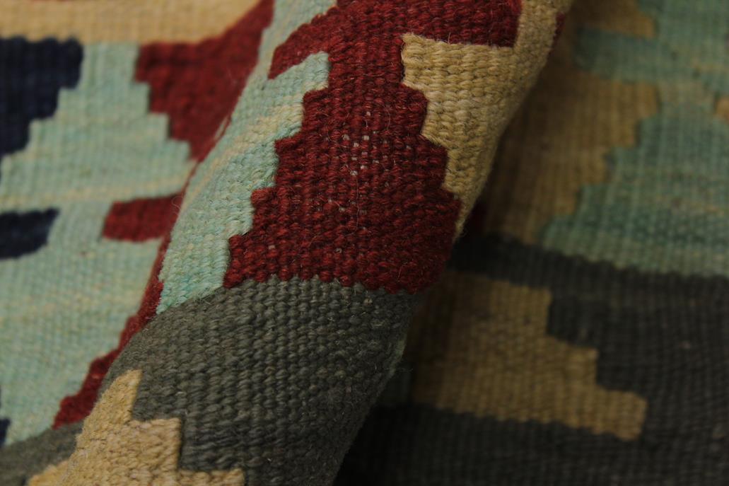 Flat Weave Kilim Antique Navaho Vintage handmade Geometric Kilim Beige Red Hand-Woven Rectangle 100% Wool Area Rug 5x7 