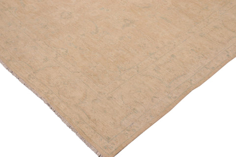 handmade Traditional Kafkaz Tan Beige Hand Knotted RECTANGLE 100% WOOL area rug 10x14