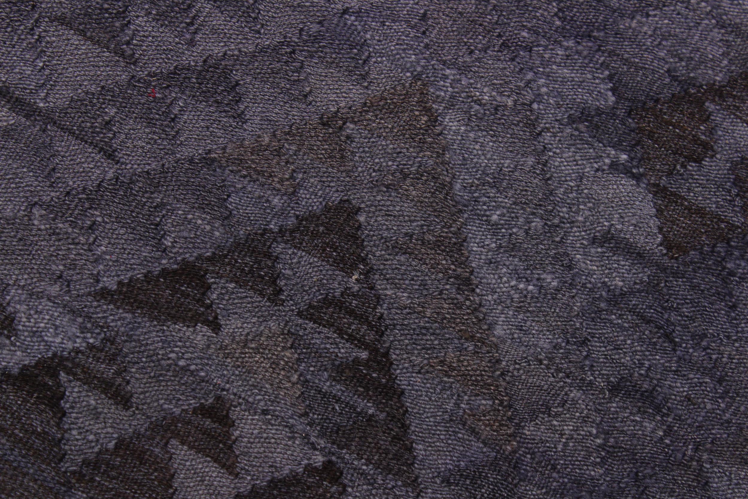 handmade Modern Kilim Gray Brown Hand-Woven RECTANGLE 100% WOOL area rug 6' x 8'