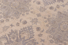 handmade Modern Kafkaz Lt. Blue Ivory Hand Knotted RECTANGLE WOOL&SILK area rug 10' x 14'