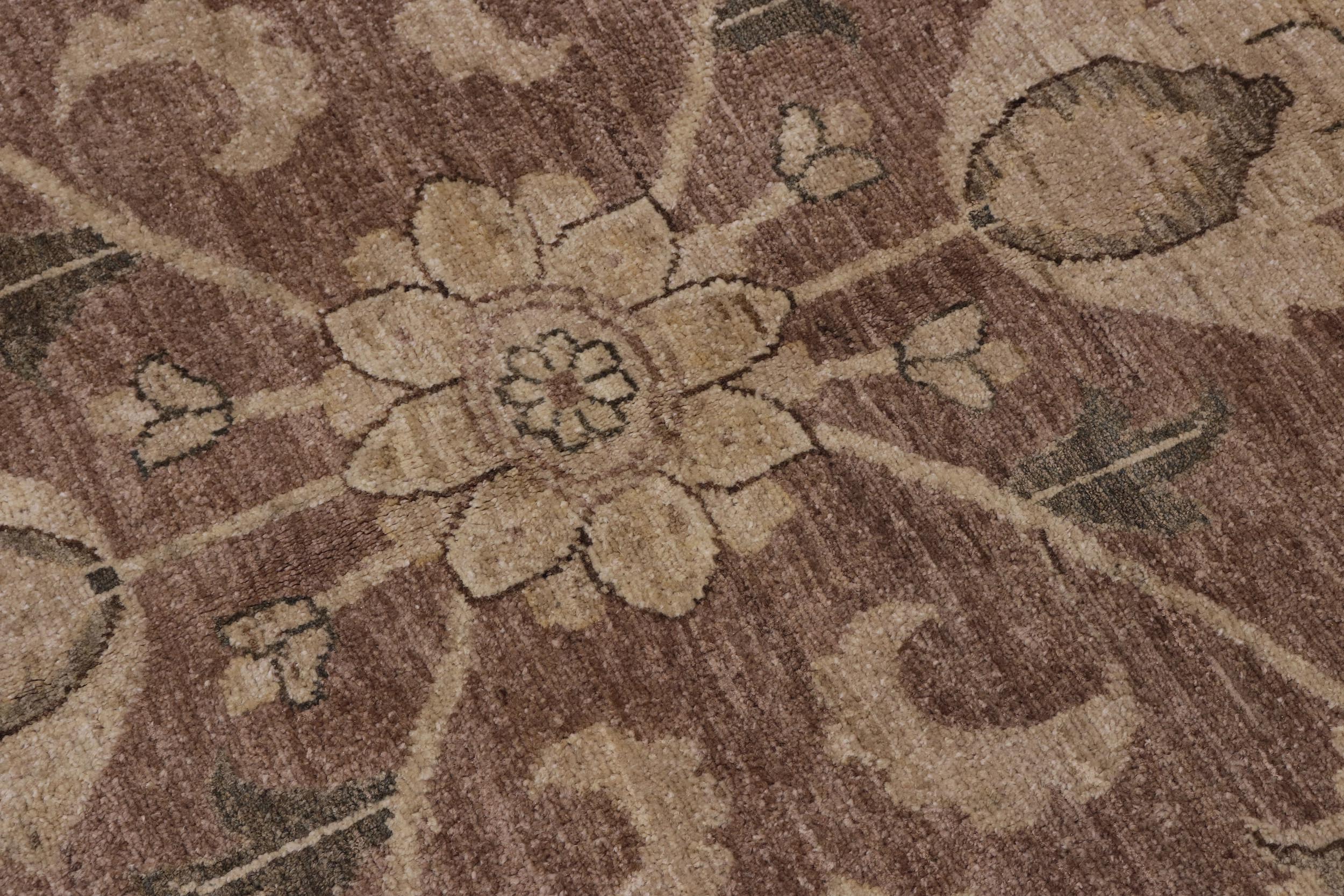 handmade Traditional Kafkaz Lt. Brown Tan Hand Knotted RECTANGLE 100% WOOL area rug 10x13