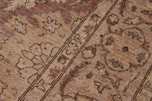 handmade Traditional Kafkaz Lt. Brown Tan Hand Knotted RECTANGLE 100% WOOL area rug 10x13