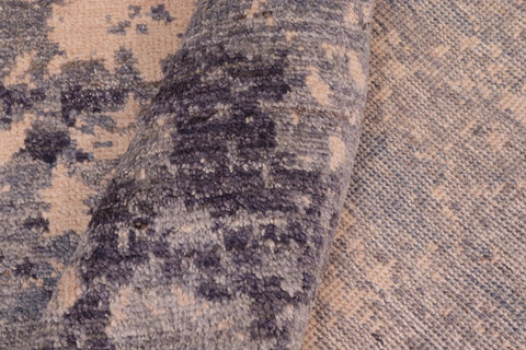 Modern Ziegler Carri Gray/Tan Wool Rug - 7'9'' x 9'11''