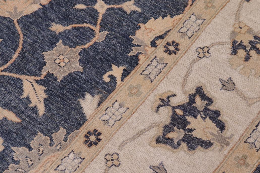 handmade Traditional Kafkaz Drk. Gray Beige Hand Knotted RECTANGLE 100% WOOL area rug 9 x 12