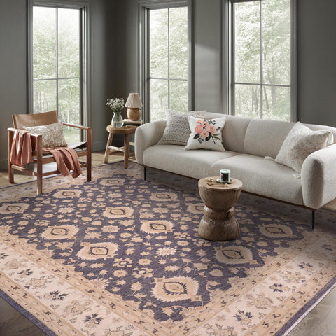 handmade Transitional Kafkaz Drk. Gray Ivory Hand Knotted RECTANGLE 100% WOOL area rug 10' x 14'