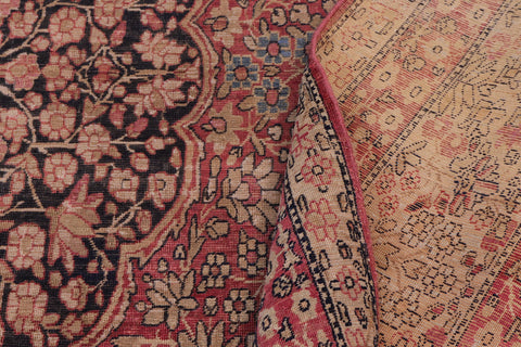 handmade Traditional Antique Red Blue Hand Knotted RECTANGLE 100% WOOL area rug 9x13