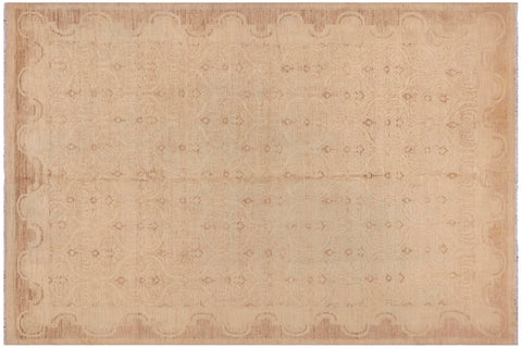 handmade Traditional Kafkaz Lt. Gold Lt. Gold Hand Knotted RECTANGLE 100% WOOL area rug 10x14