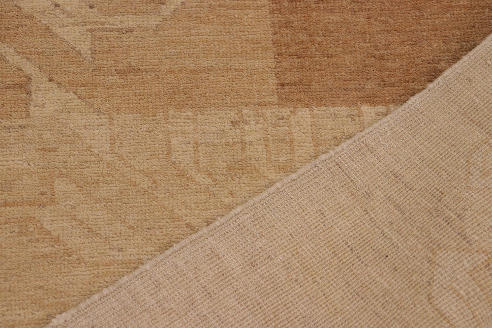 handmade Modern Gabbeh Tan Blue Hand Knotted RECTANGLE 100% WOOL area rug 10' x 14'