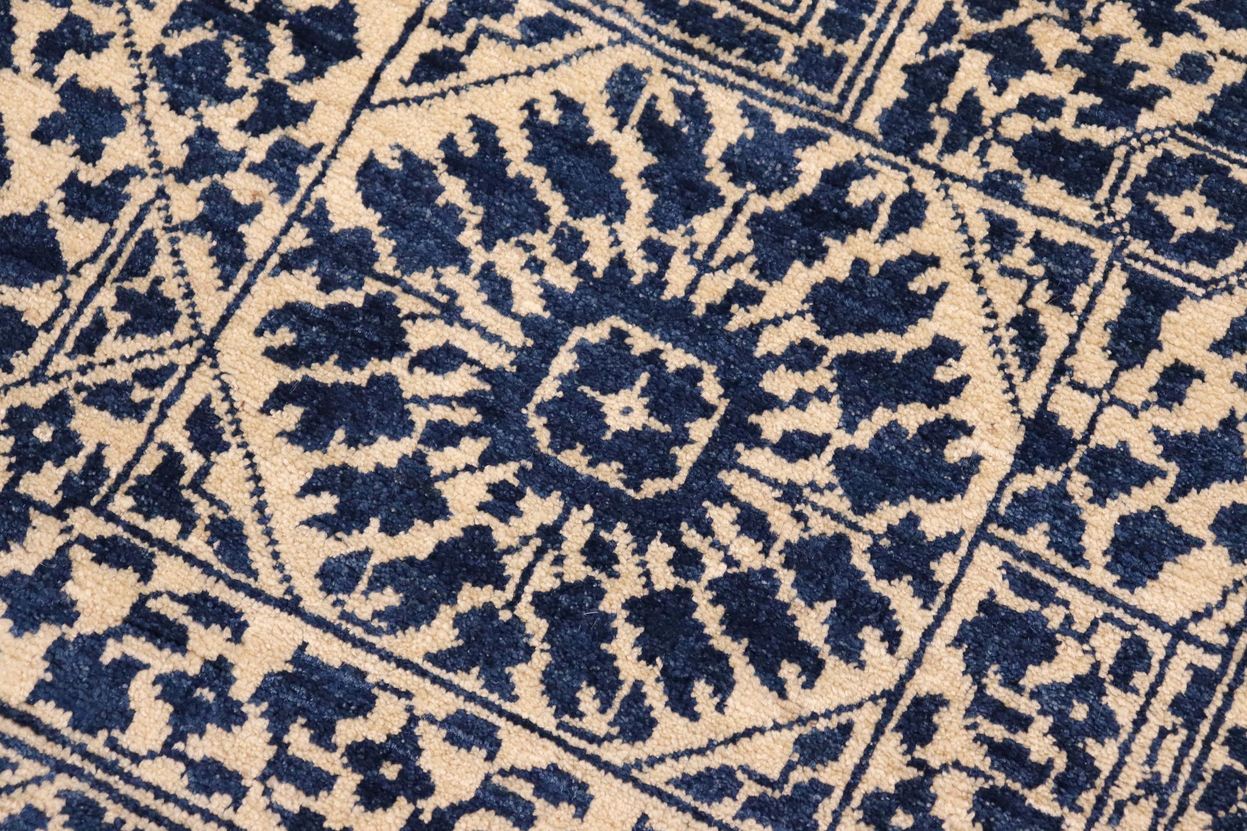 handmade Geometric Mamluk Ivory Beige Hand Knotted RECTANGLE 100% WOOL area rug 8 x 10