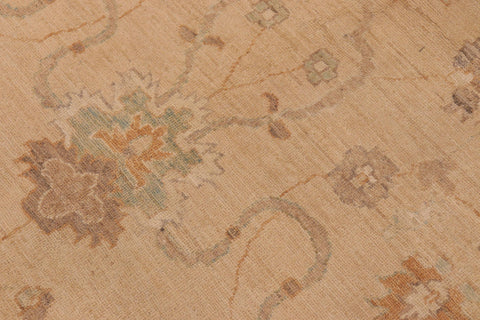 handmade Traditional Kafkaz Tan Brown Hand Knotted RECTANGLE 100% WOOL area rug 10x14