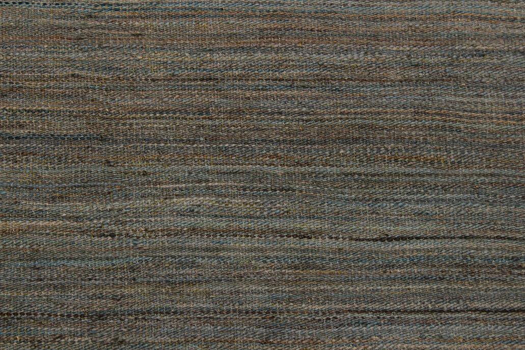 Flat Weave Kilim Antique Navaho Vintage handmade Modern Kilim Grey Blue Hand-Woven Rectangle 100% Wool Area Rug 4x6 