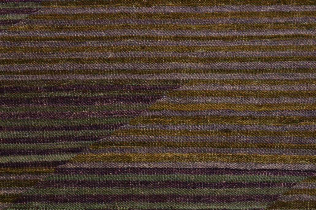 Flat Weave Kilim Antique Navaho Vintage handmade Modern Kilim Ivory Brown Hand-Woven Rectangle 100% Wool Area Rug 6x8 