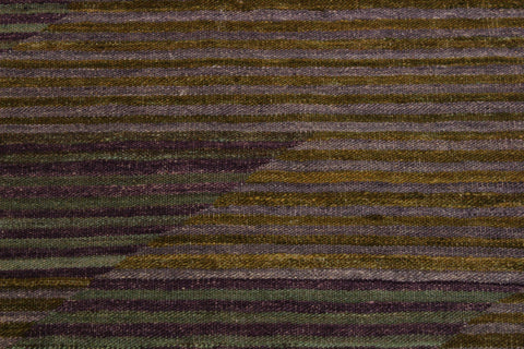 handmade Modern Kilim Ivory Brown Hand-Woven RECTANGLE 100% WOOL area rug 6x8