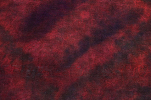 handmade Over Dyed Over Dyed Drk. Red Purple Hand Knotted RECTANGLE 100% WOOL area rug 8' x 10'